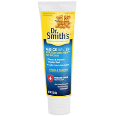 Packaging box highlights USA-made, family-owned brand with premium zinc-oxide blend.