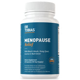 Dr. Tobias Menopause Relief bottle front showing hot flash support