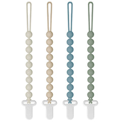 Draklary pacifier clip with round design keeps pacifier close and clean for babies.