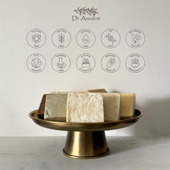 Dr.Ancient Aleppo Soap bar providing antiseptic skin cleansing