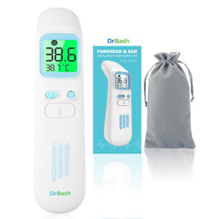 DrBash 3-in-1 thermometer front view for quick temperature checks