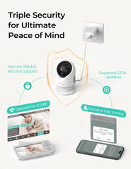 Dr.Care VistaView Lite night vision view captures clear detail in darkness