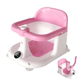 Drconox Baby Bath Seat with surround design offers secure support during bath time.