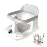 Drconox baby bath seat with temperature display helps monitor bath water temperature safely