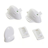 Dreambaby Adhesive Mag Locks on cabinet front for discreet child safety