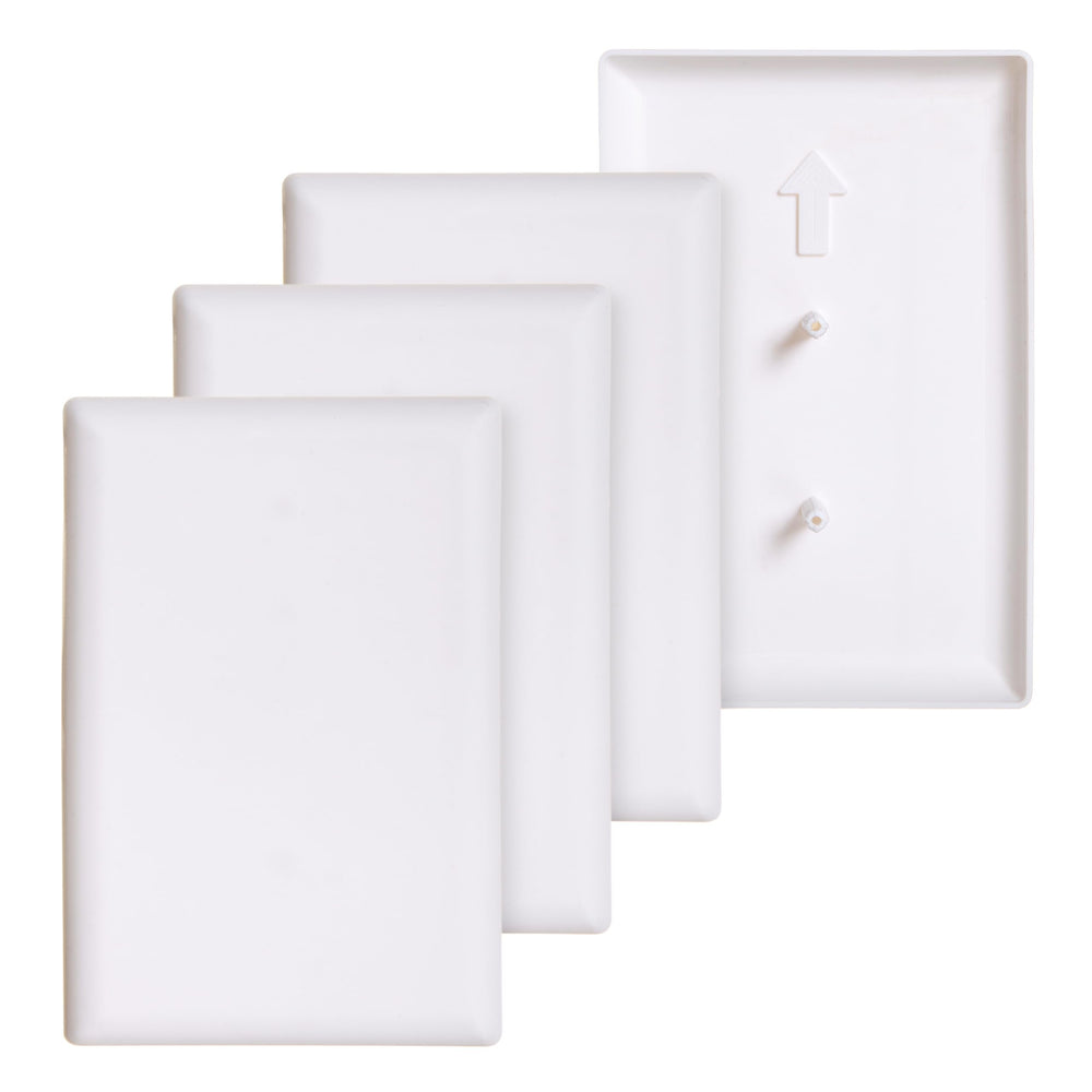 Dreambaby CoverPlug paintable outlet cover blends with walls for child safety.
