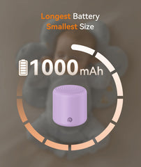 Dreamegg Pocket Sleep features a 1000mAh battery for extended travel use.