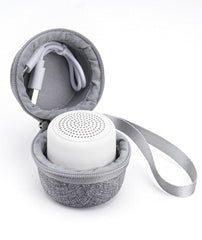 Dreamegg protective travel case keeps the sleep device safe on trips.