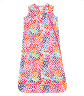 DreamHalo baby sleep sack in leopard pattern offers breathable comfort for naps