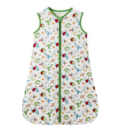 DREAMHALO dinosaur sleep sack in bamboo fabric for breathable, cozy nights