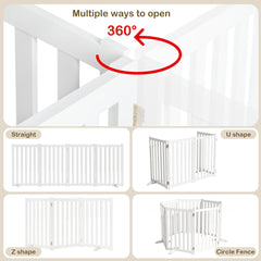 Dreamland 3-panel foldable gate serves as room divider