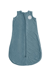 Dreamland Baby lightweight bamboo sleep sack Ocean fabric close-up shows ultra-soft fibers