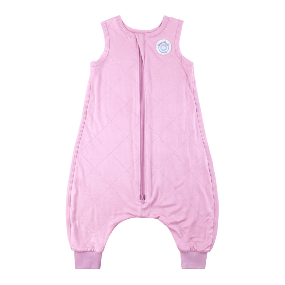 Dreamland Baby toddler sleep sack with feet offers year-round comfort and leg mobility.