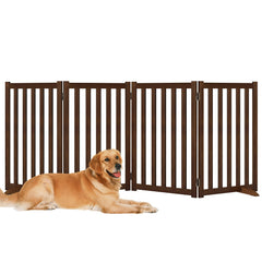 Dreamland Wire Dog Gate front view with solid wood frame for durability.
