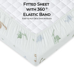 Dreamology soft-muslin texture highlights breathable fabric for everyday nursery use.