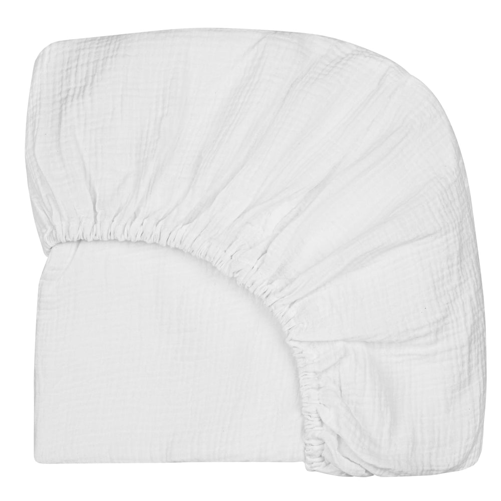 Dreams of Hugs crib sheet with soft texture for gentle baby sleep.