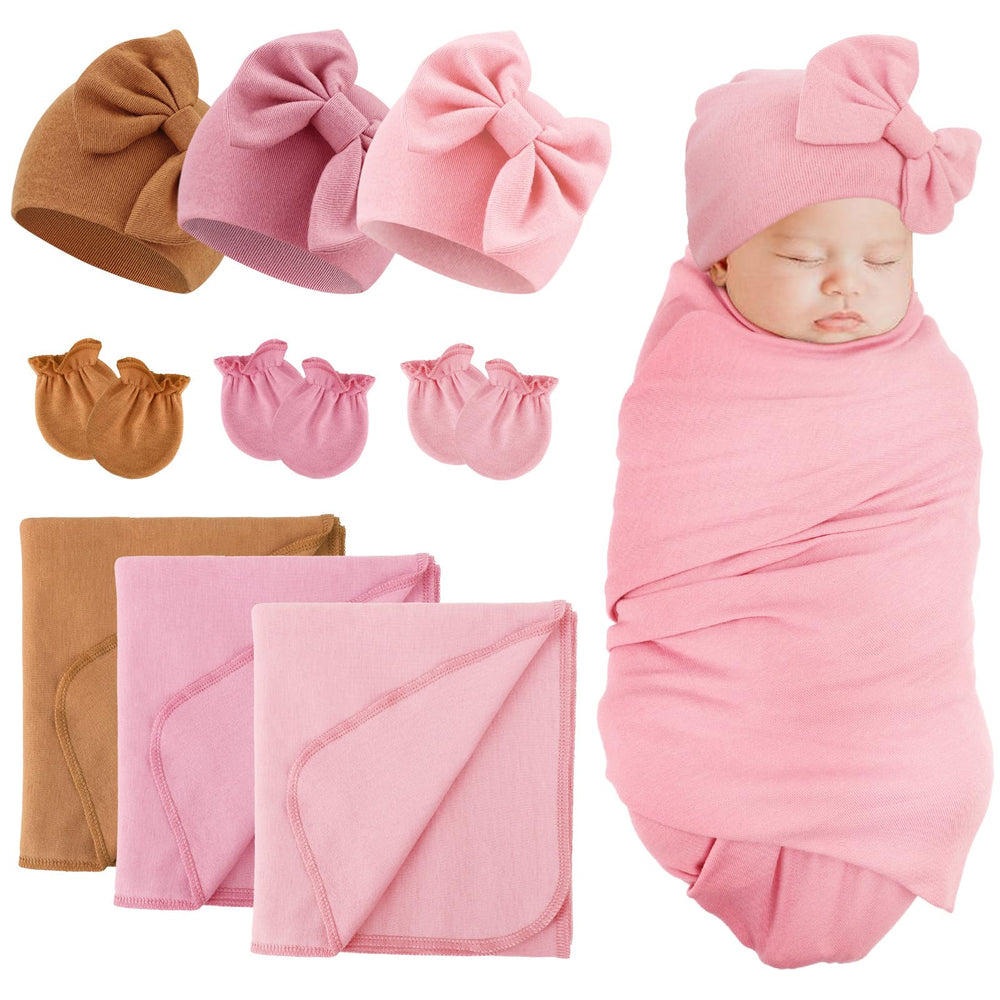 DRESHOW BQUBO newborn swaddle blanket in soft cotton for gentle sleep