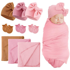 DRESHOW BQUBO newborn swaddle blanket in soft cotton for gentle sleep