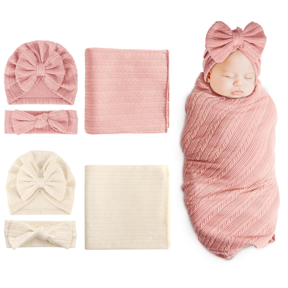 DRESHOW BQUBO soft fabric newborn blanket for gentle swaddling