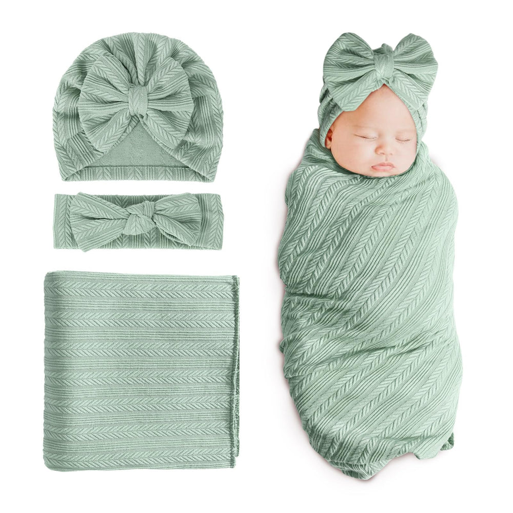 DRESHOW BQUBO soft-knit blanket for newborn comfort