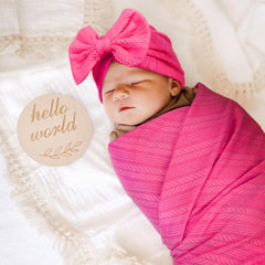Close-up of soft knit fabric highlighting gentle touch for sensitive baby skin