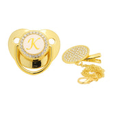 Drfeify baby pacifier curved design showing ergonomic shape for gentle nose contact