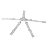 Drfeify high chair straps with gray buckle for secure seating.