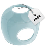 Driddle blue door knob safety cover pack front demonstrates quick childproofing.