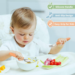 DRKIO 18/8 stainless steel with food-grade silicone stays safe and durable