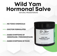 Dr Skin BEAUTY Wild Yam Cream ingredients blend with lavender in a bowl for calm routines