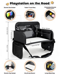 Drsvabze Travel Tray featuring a tablet holder supports learning during rides