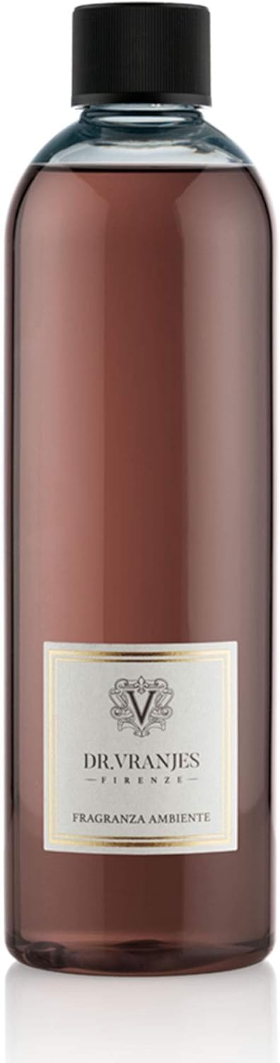 DrVranjes Melograno bottle with reeds for a vibrant, inviting room aroma