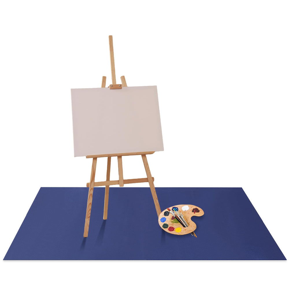Drydiet craft mat 55x55 inches in blue, foldable for art sessions