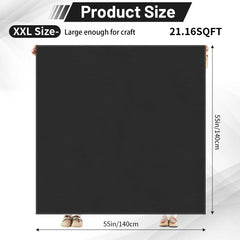 Drydiet floor protector mat with oilproof waterproof surface protects floors during activities