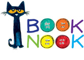 DS Inspirational Decals Pete the Cat book nook decal wall sticker for classrooms