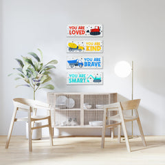 Dskly wooden plaques offer sturdy density board and fade resistant design.