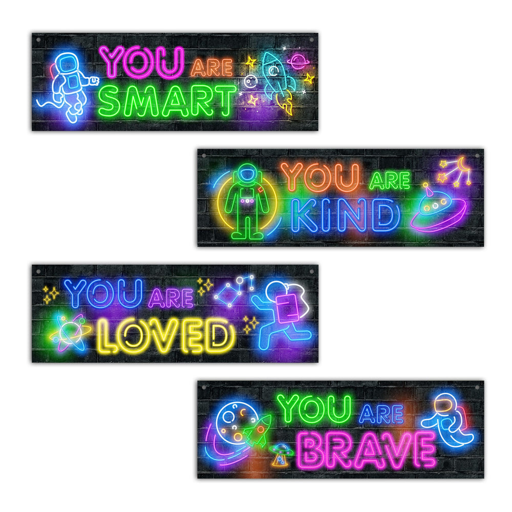 Dskly Space Astronaut wall decor sign adds playful inspiration to a kid's room.