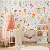 Dslalaly Vsco Flower Wall Stickers closeup of daisies and lavender for layered garden decor