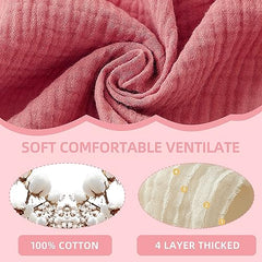 duludulu bandana bib in soft cotton guarding teething drool.