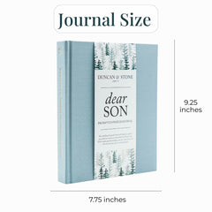 Duncan & Stone Baby Memory Book pages spread for milestones and notes