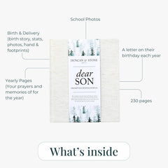 Duncan & Stone Baby Memory Book photo pages for treasured family photos