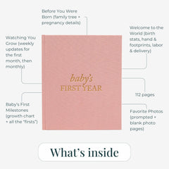 Duncan Stone Paper Co. Ultrasound page preserves early milestones in a keepsake layout.