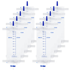 Dunkive leg bag 1000ml capacity for comfortable, hands-free urine collection