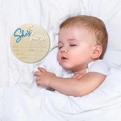 DUOJINSANXI Gender Reveal Sign suitable for celebrations and baby showers.