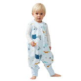 Duomiaomiao 0.5 tog toddler sleep bag in soft cotton fabric for year-round comfort.
