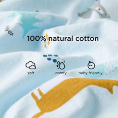 Duomiaomiao breathable wearable blanket in a cozy nursery setting.