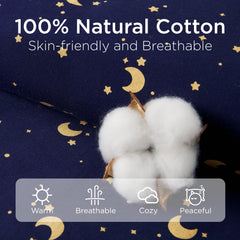 Duomiaomiao outer and inner 100-percent combed cotton fabric feels gentle.