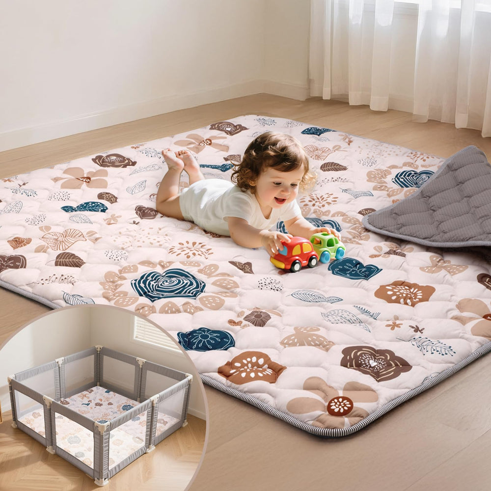 Duwenem baby play mat 50x50 offers a compact, inviting space for exploration