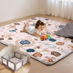 Duwenem baby play mat 50x50 offers a compact, inviting space for exploration
