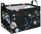 DUYIY rectangle gift storage basket front view, ideal for compact organization